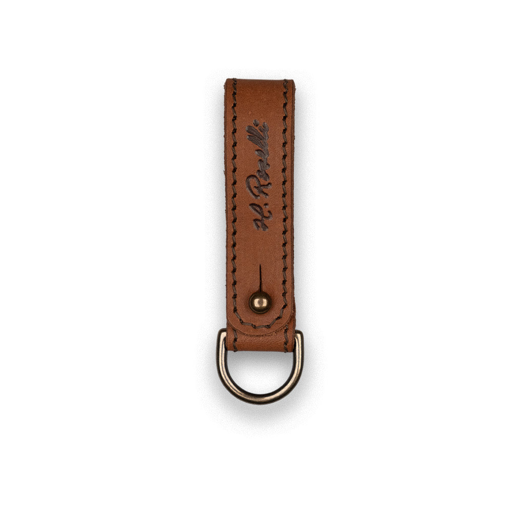 Roselli's Finnish handmade belt loop that attaches to your belt to help hold leashes, keys, mugs or gloves.