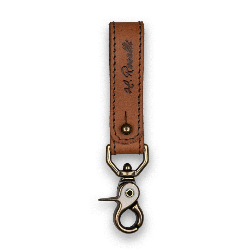 Roselli's Finnish handmade belt loop that attaches to your belt to help hold leashes, keys, mugs or gloves.
