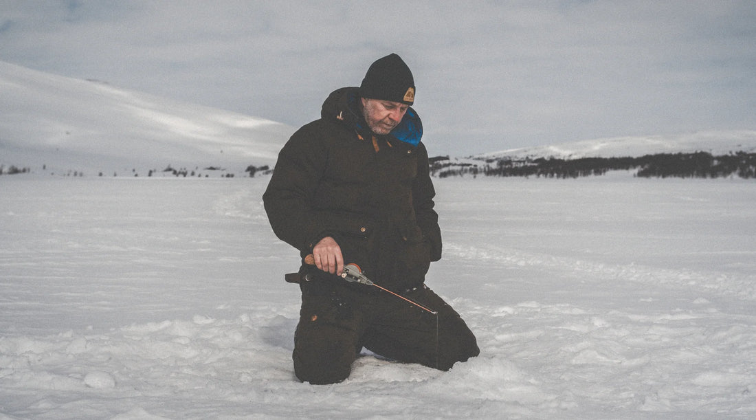 Ice fishing in Finland