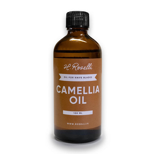 Roselli's Knife Blade Oil / Camellia Oil from Japan. Helps prevent tools, knives and axes from rust. 