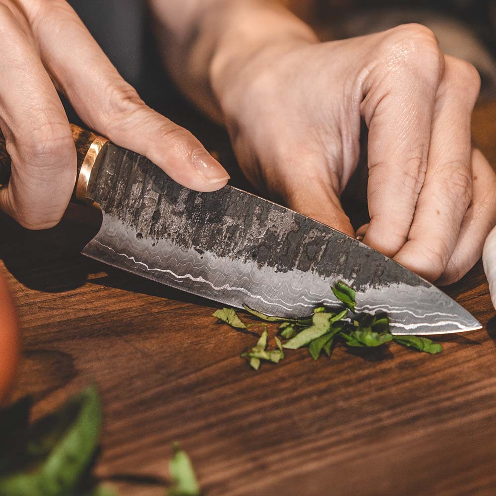 Cuchillo de cocina Allround, Damasco