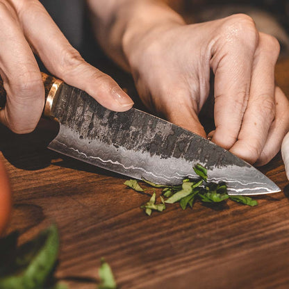 Cuchillo de cocina Allround, Damasco