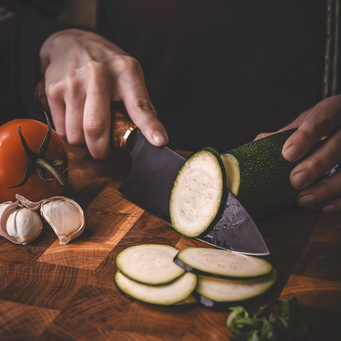 Cuchillo Santoku